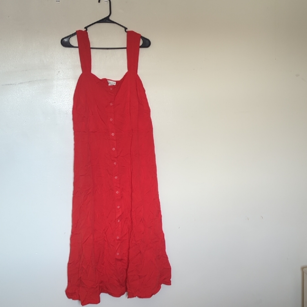 Ava & Viv Red Sleeveless Dress